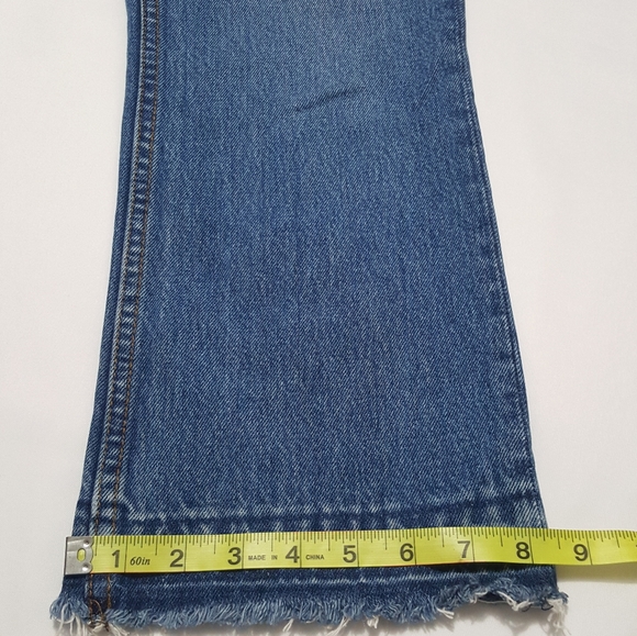 Free people Chelsea cropped jeans  size 28 - Picture 12 of 13